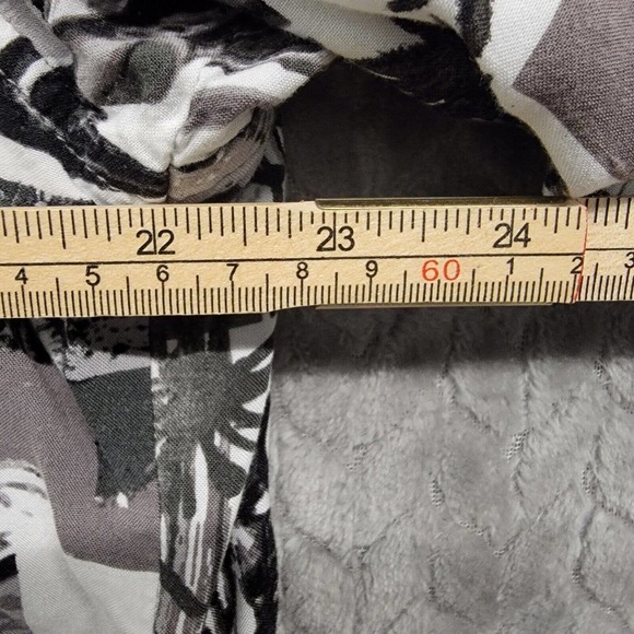 Panama Jack Motorcycle Club Maui Mens XL Camp Hawaiian Gray Black‎ 100% Rayon - Picture 4 of 7